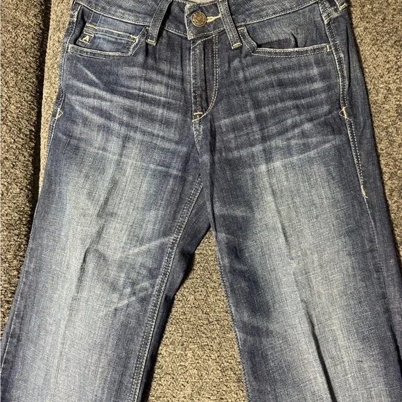 Ariat Women’s Dark Blue Perfect Rise Trousers - Picture 3 of 3